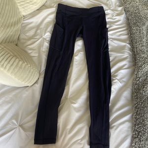 Navy lululemon leggings